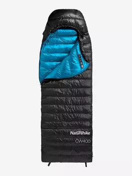 Мешок спальный Naturehike Ultralight CW400 M , 210х75 см, (правый) (ТК: +5C), черный, Черный