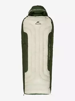 Мешок спальный Naturehike XR1500, 226х85 см, (правый) (ТК: -25C), бежево-зелёный, Бежевый