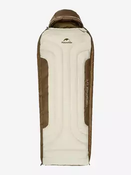 Мешок спальный Naturehike XR1500, 226х85 см, (правый) (ТК: -25C), бежево-коричневый, Бежевый