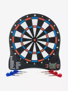 Мишень для дартса Stinger, уровень-начальный, электронная, LCD дисплей, 32 игры,34см, Черный