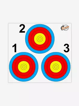 Мишень Сentershot 3x20см Las Vegas, Белый