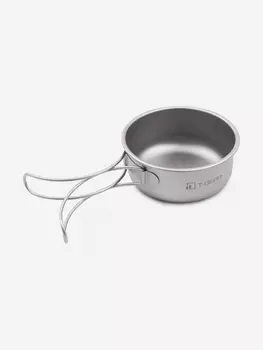 Миска с ручками титановая T-Gear Titanium Bowl 350, Серый