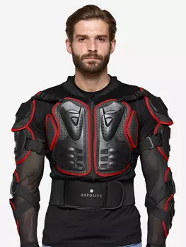 Мотокуртка Aspolife, Красный