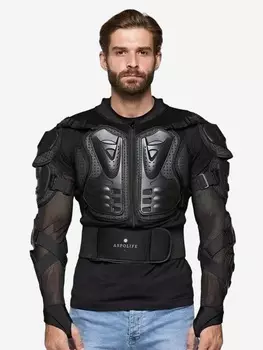 Мотокуртка Aspolife, Черный