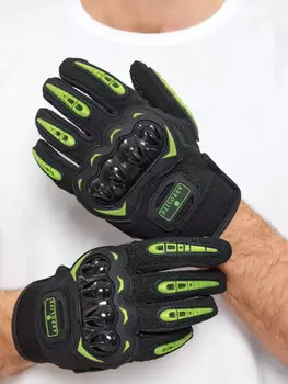 Мотоперчатки Aspolife, Зеленый