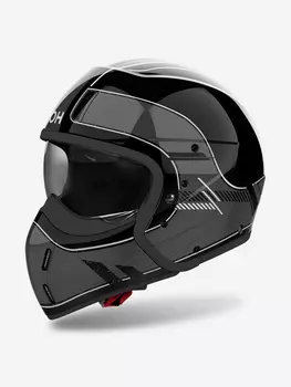 Мотошлем Airoh J110 RASTER Dark Grey Gloss, Черный