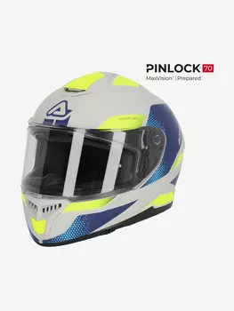 Мотошлем Интеграл Acerbis KRAPON 22-06 Grey/Blue, Серый