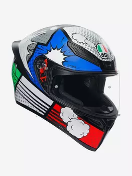 Мотошлем интеграл AGV K1 S E2206 Bang Matt Italy/Blue, Мультицвет