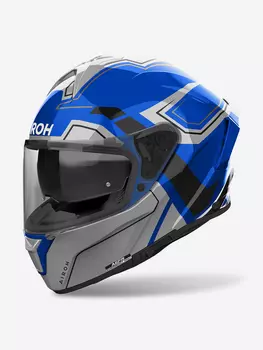 Мотошлем Интеграл Airoh SPARK 2 DART Blue Gloss, Синий
