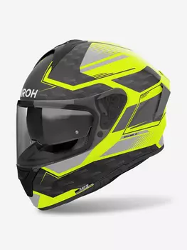 Мотошлем Интеграл Airoh SPARK 2 ZENITH Yellow Matt, Серый