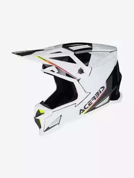 Мотошлем Кроссовый Acerbis T711 White/Black, Белый