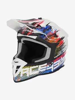 Мотошлем Кроссовый взрослый Acerbis LINEAR 22-06 White/Blue/Red, Белый