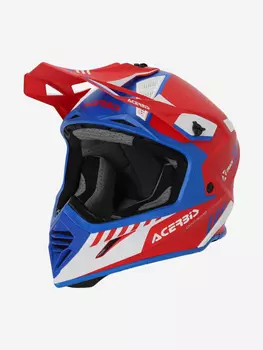 Мотошлем кроссовый взрослый Acerbis X-TRACK MIPS 22-06 Red/Blue, Красный