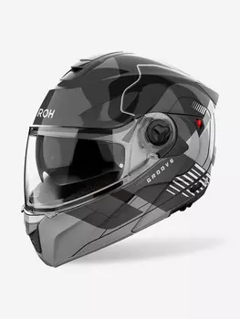 Мотошлем Модуляр Airoh SPECKTRE GROOVE Grey Gloss, Серый