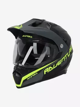 Мотошлем туристический эндуро Acerbis FLIP FS-606 22-06 Black/Grey, Черный