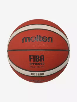 Мяч баскетбольный Molten FIBA BG3800, Красный, размер 7