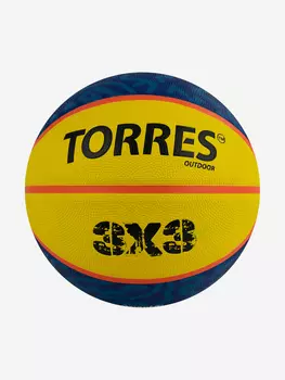 Мяч баскетбольный. TORRES 3х3 Outdoor, B022336, Желтый