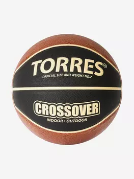 Мяч баскетбольный Torres Crossover арт.B32097 р.7, Черный