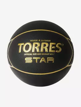 Мяч баскетбольный Torres Star арт.B32317 р.7, Черный
