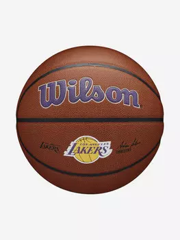 Мяч баскетбольный Wilson NBA Team Alliance LA Lakers, Коричневый