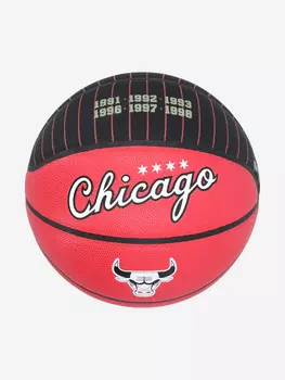 Мяч баскетбольный Wilson Nba Team City Collector Chi Bulls, Красный, размер 7