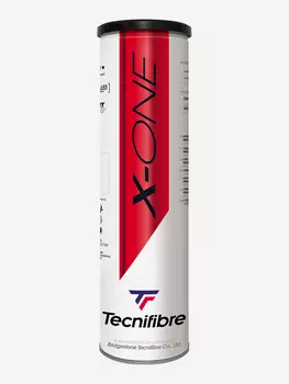 Мяч для большого тенниса Tecnifibre X-One, 4 шт, Желтый
