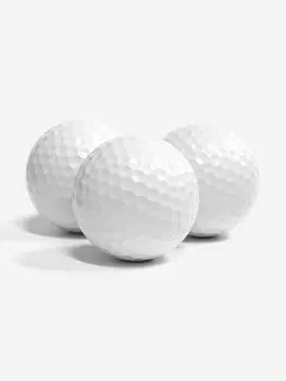 Мяч для гольфа MGS, белый (3 мяча), Белый
