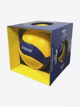 Мяч волейбольный Mikasa V300W-K, Желтый