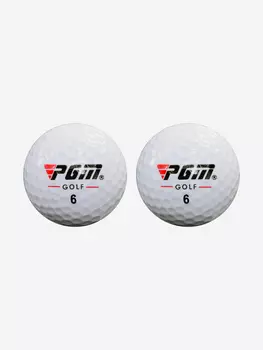 Мячи для гольфа белые PGM (2 мяча), Белый