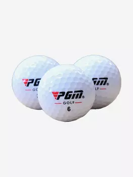 Мячи для гольфа белые PGM (3 мяча), Белый