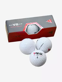 Мячи для гольфа PGM VS (3 мяча), Белый