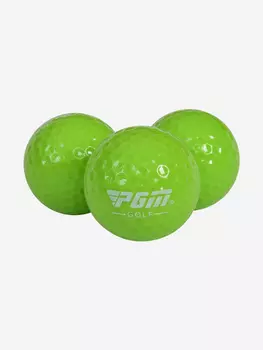 Мячи для гольфа зеленые PGM (3 мяча), Зеленый