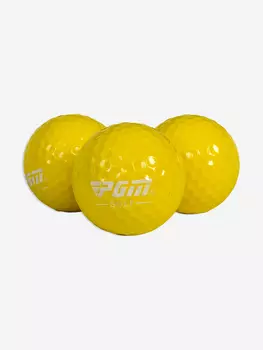 Мячи для гольфа желтые PGM (3 мяча), Желтый