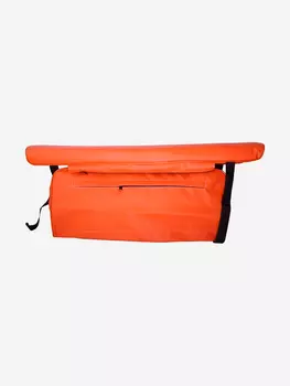 Мягкая накладка на сидение с сумкой для лодки ПВХ, 870х230х50 (оранжевый), Оранжевый