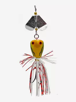 Мягкая приманка LureMax Лягушка Buzzer Broga, 3см, Желтый