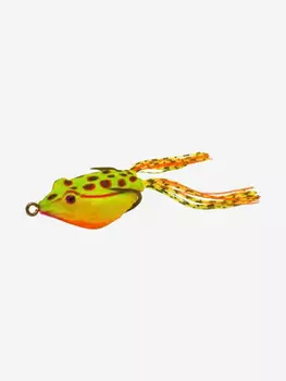 Мягкая приманка LureMax Лягушка Crazy Toad, 4,5см, Желтый