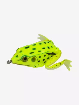 Мягкая приманка LureMax Лягушка Kicker Frog, 5,5см, Зеленый