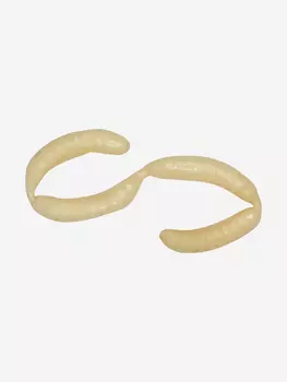 Мягкая приманка LureMax MAGGOT 0,5''/1см, (банка), Белый