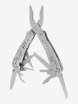 Мультиинструмент складной Ganzo G301, 105 мм, 26 функций, нейлоновый чехол, Серебряный
