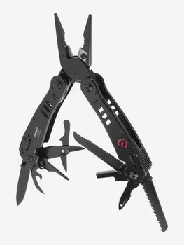 Мультиинструмент складной Ganzo G302-B, 105 мм, 26 функций, нейлоновый чехол, Черный