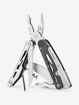 Мультиинструмент складной Ganzo G304, 105 мм, 18 функций, Серебряный