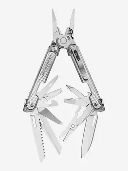 Мультиинструмент складной Leatherman Free P4, 21 функция, чехол, Серебряный