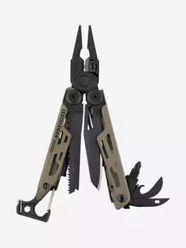 Мультиинструмент складной Leatherman Signal, 19 функций, чехол, Коричневый