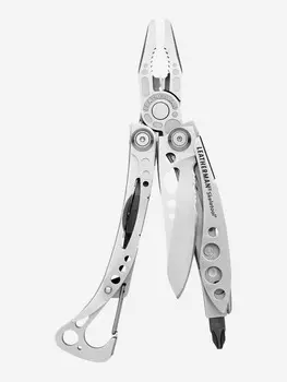 Мультиинструмент складной Leatherman Skeletool, 7 функций, Серебряный