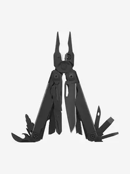 Мультиинструмент складной Leatherman Surge Black, чехол Molle, Черный
