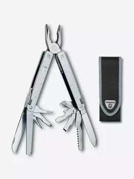 Мультиинструмент складной Victorinox SwissTool 23, 115 мм, 27 функций, нейлоновый чехол, Серебряный