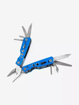 Мультитул - плоскогубцы Следопыт, 70х35х15 мм, 9 предметов, в чехле, в коробке., Синий