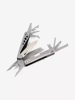 Мультитул Следопыт Pro, 15 предметов, в чехле и коробке., Серый