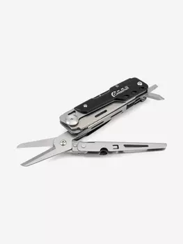 Мультитул Следопыт Pro, 6 предметов, разделяемый корпус, в чехле и коробке., Серый