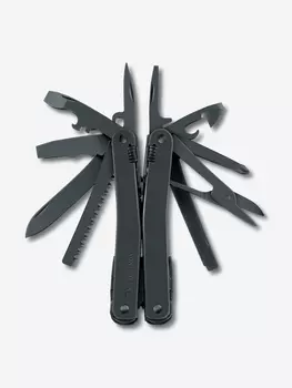 Мультитул VICTORINOX SwissTool Spirit XBS, 105 мм, 27 функций, чёрный, в нейлоновом чехле, Черный